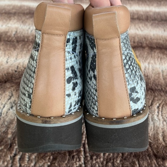 Free People Collection Durango Hiker Boots Snake Combo - Picture 5 of 13